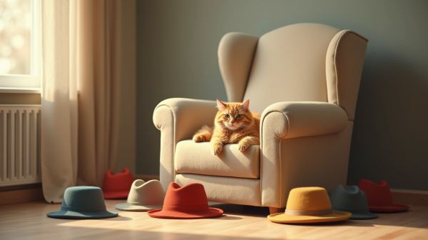 Des chapeaux amusants et confortables pour votre chat