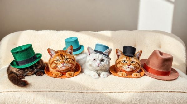 Top 6 chapeaux pour chats : confort et amusement garantis